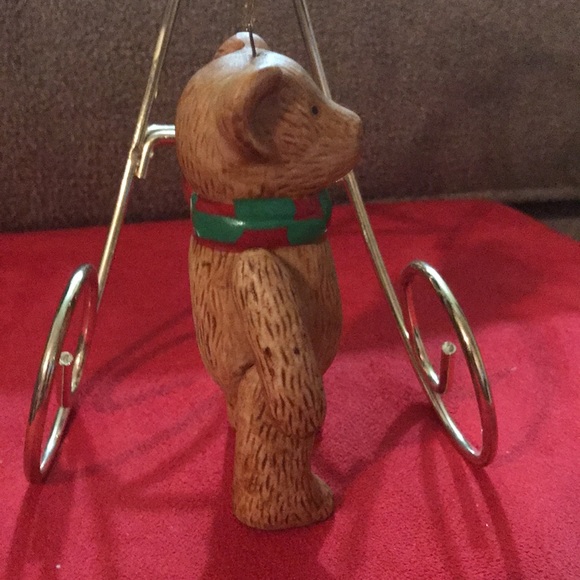 Vintage Anthropomorphic Bear with Scarf Ornament! - Picture 3 of 6